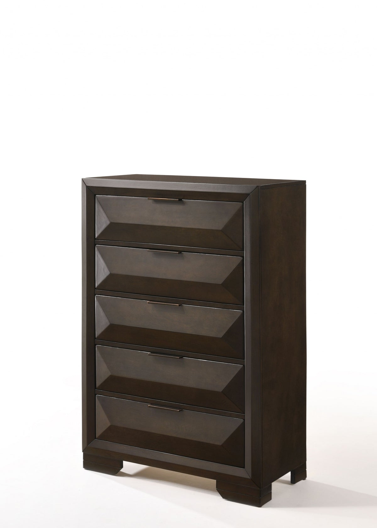 Espresso Rubber Wood Chest By Homeroots - 318727 | Drawers | Modishstore