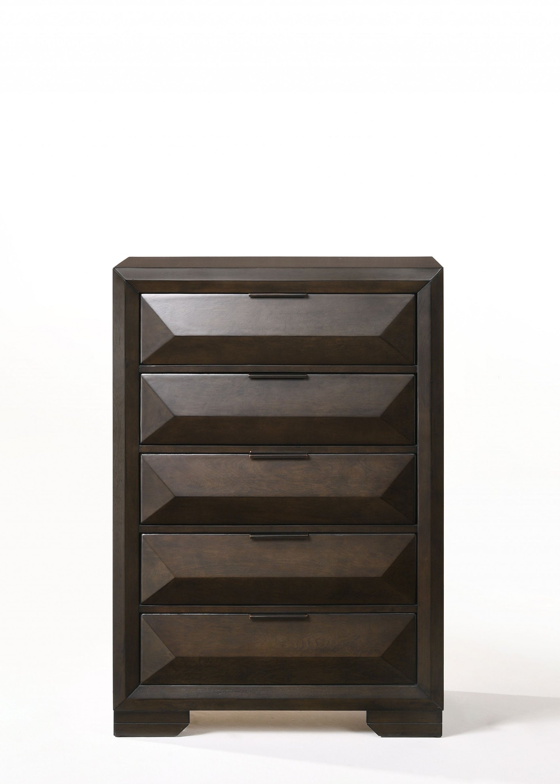 Espresso Rubber Wood Chest By Homeroots - 318727 | Drawers | Modishstore - 3