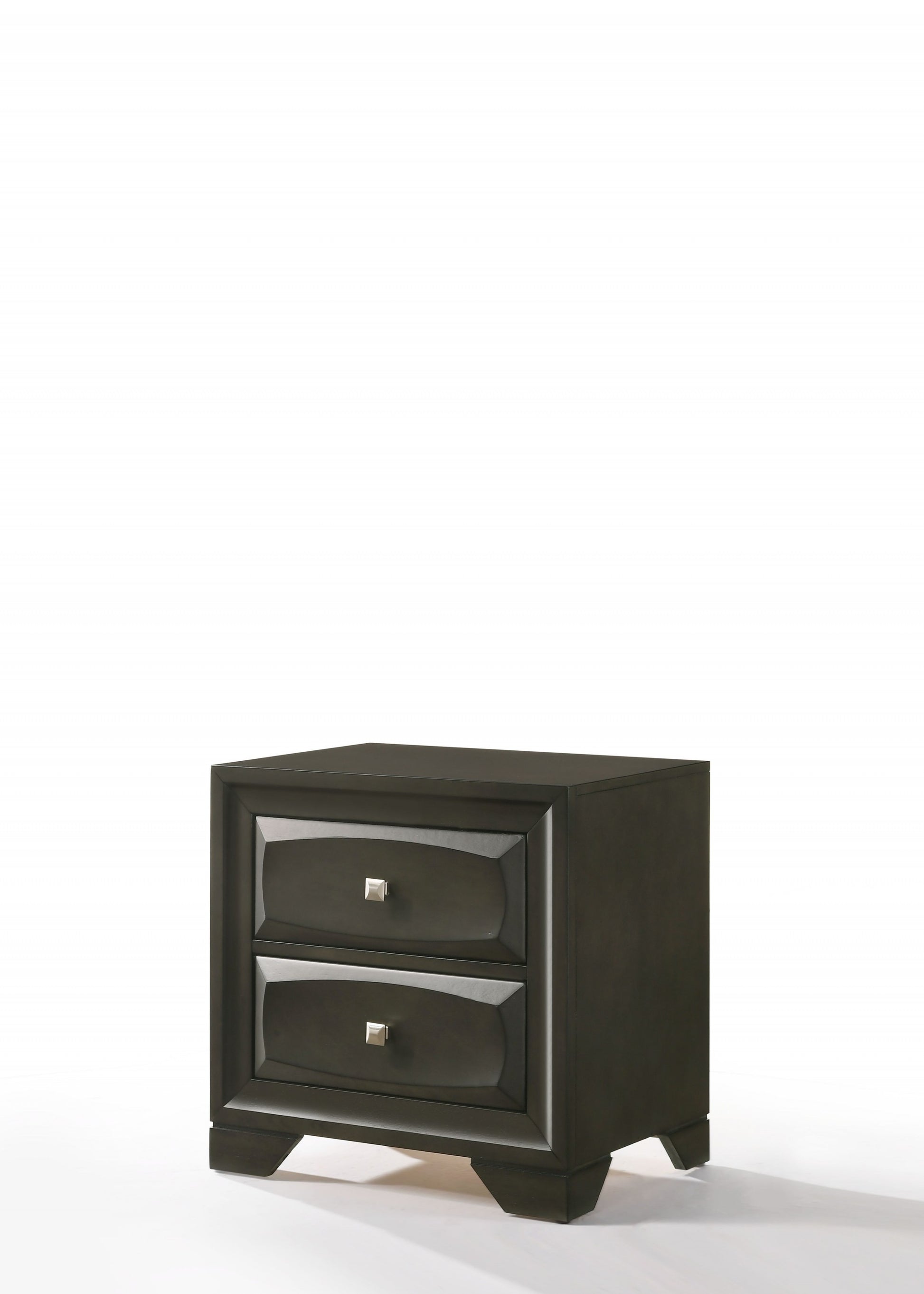 Antique Gray Rubber Wood Nightstand By Homeroots | Nightstands | Modishstore