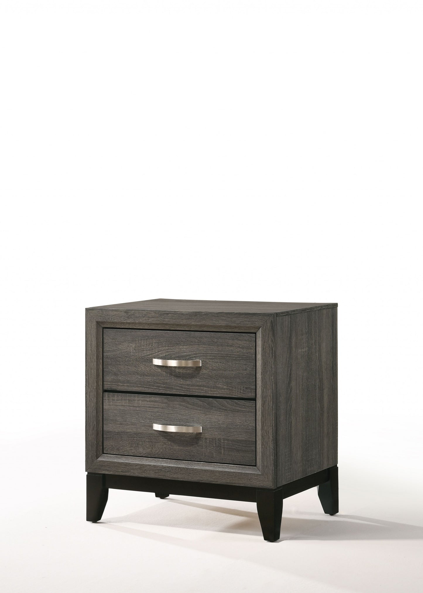Distressed Gray Nightstand By Homeroots | Nightstands | Modishstore