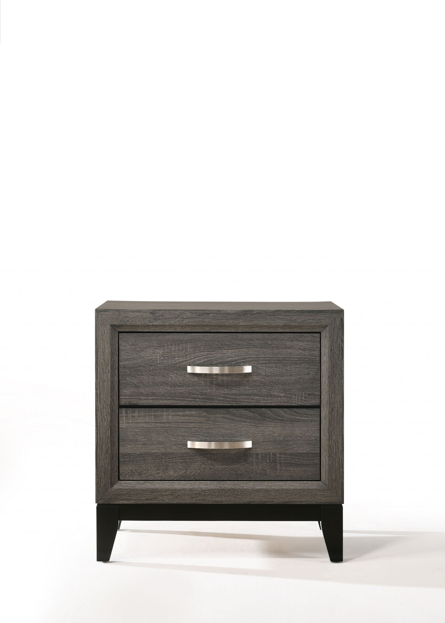 Distressed Gray Nightstand By Homeroots | Nightstands | Modishstore - 2