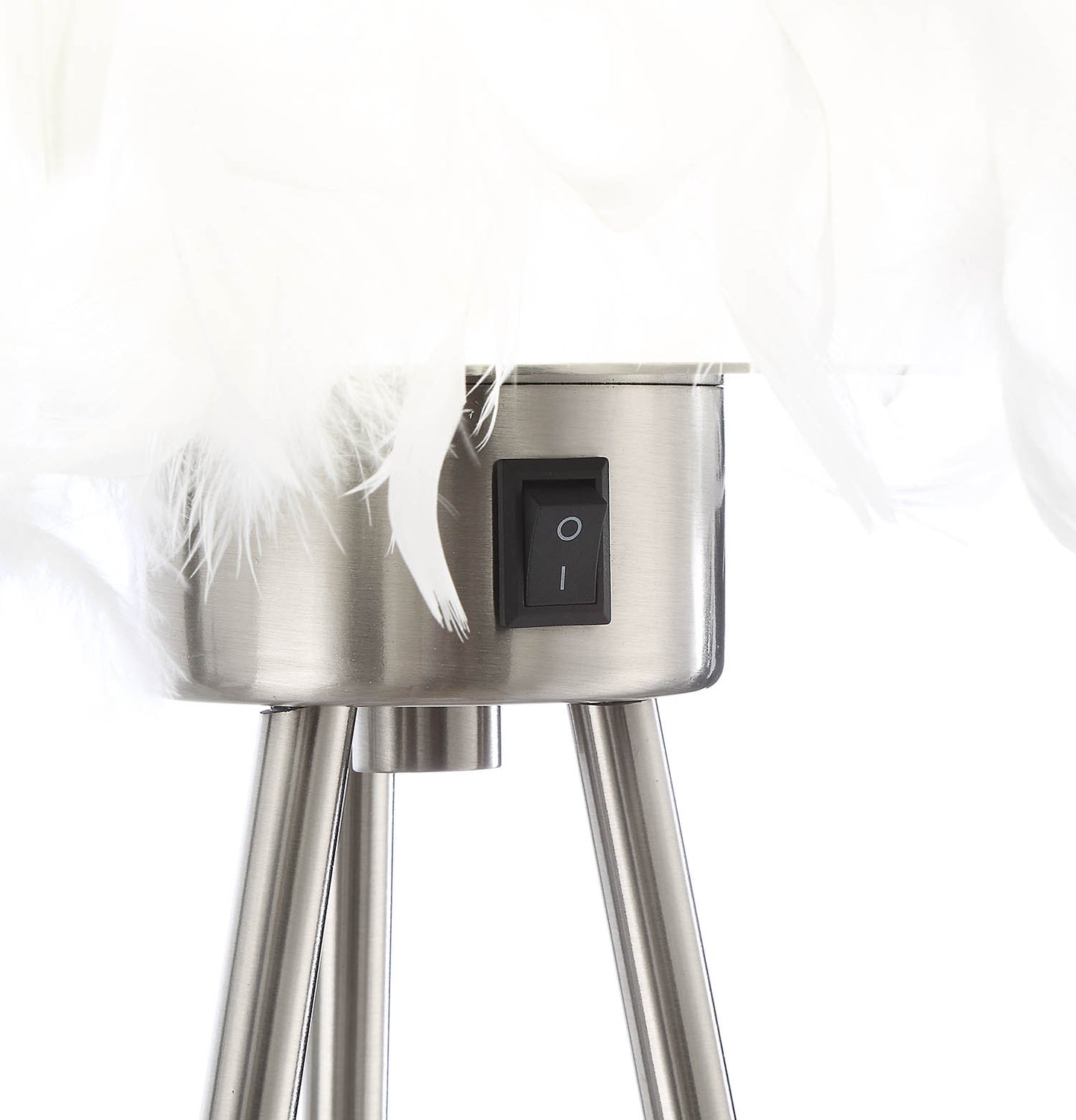 Sand Nickel Metal Floor Lamp By Homeroots | Floor Lamps | Modishstore - 4