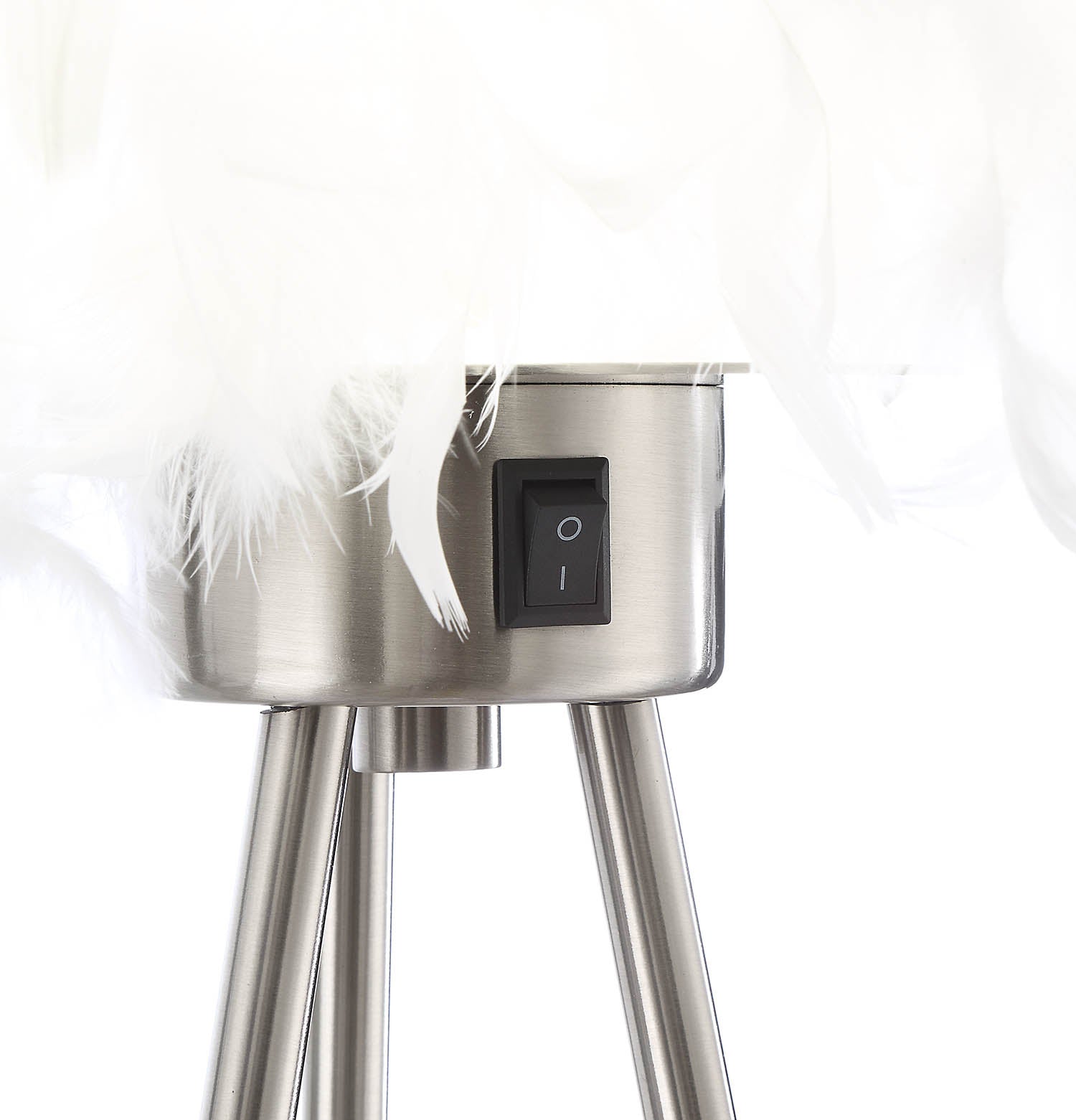 Sand Nickel Metal Floor Lamp By Homeroots | Floor Lamps | Modishstore - 4