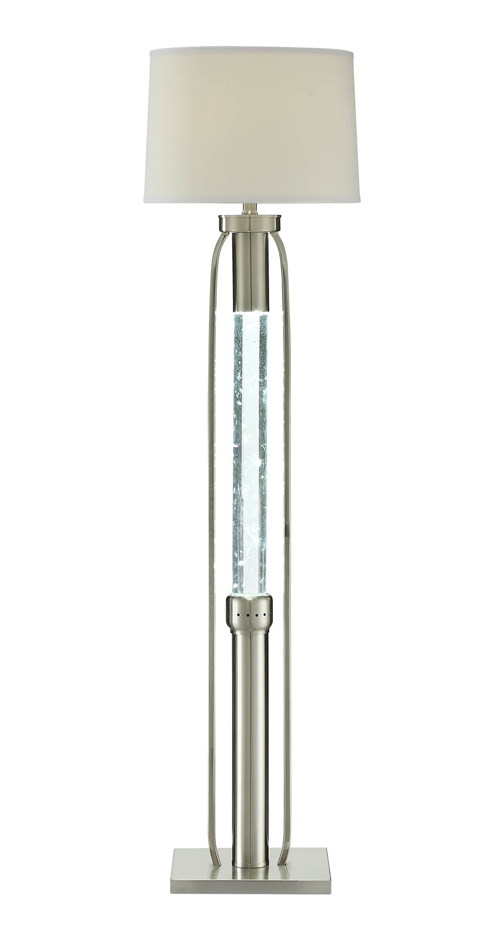 Sand Nickel Floor Lamp By Homeroots | Floor Lamps | Modishstore - 2