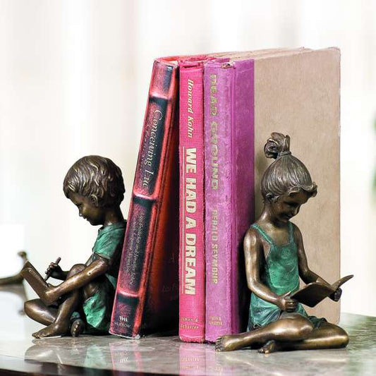 Boy and Girl Bookends By SPI Home | Bookends | Modishstore