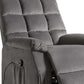 34" Gray Recliners By Homeroots