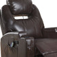 34" Brown Recliners By Homeroots | Recliners | Modishstore - 4