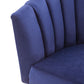 Blue Accent Chair By Homeroots | Accent Chairs | Modishstore - 5