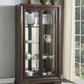 Tobacco Rectangular Display Cabinet By Homeroots | Cabinets | Modishstore