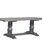 Weathered Gray Dining Table By Homeroots | Dining Tables | Modishstore