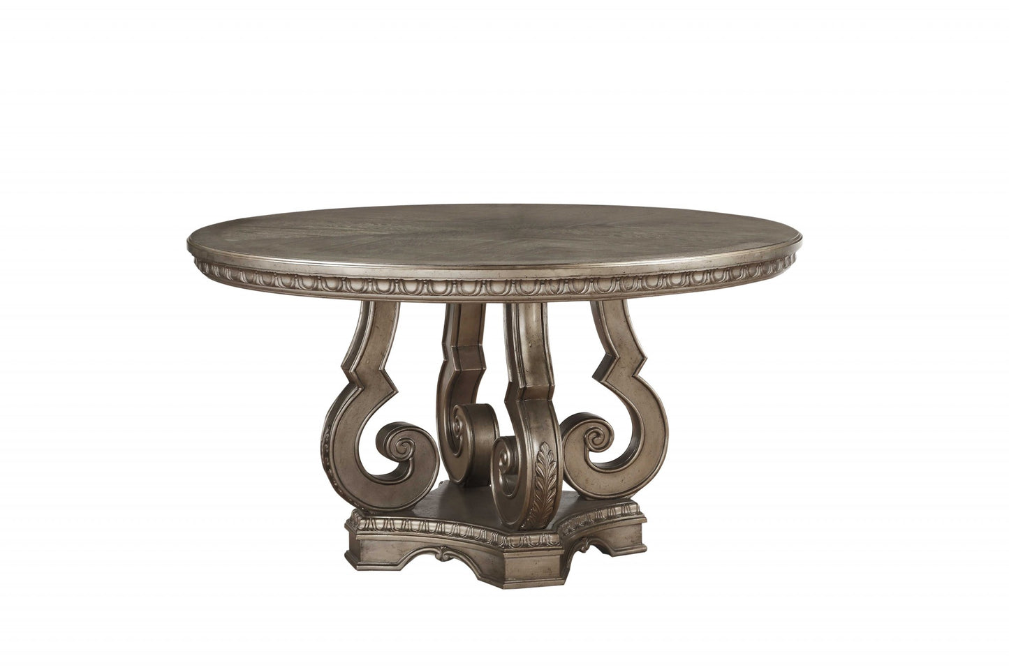 Antique Champagne Dining Table By Homeroots - 318904 | Dining Tables | Modishstore