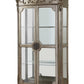 Antique Champagne Curio Cabinet By Homeroots | Cabinets | Modishstore - 2