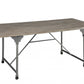 Gray Oak And Sandy Gray Dining Table By Homeroots - 318918 | Dining Tables | Modishstore - 2