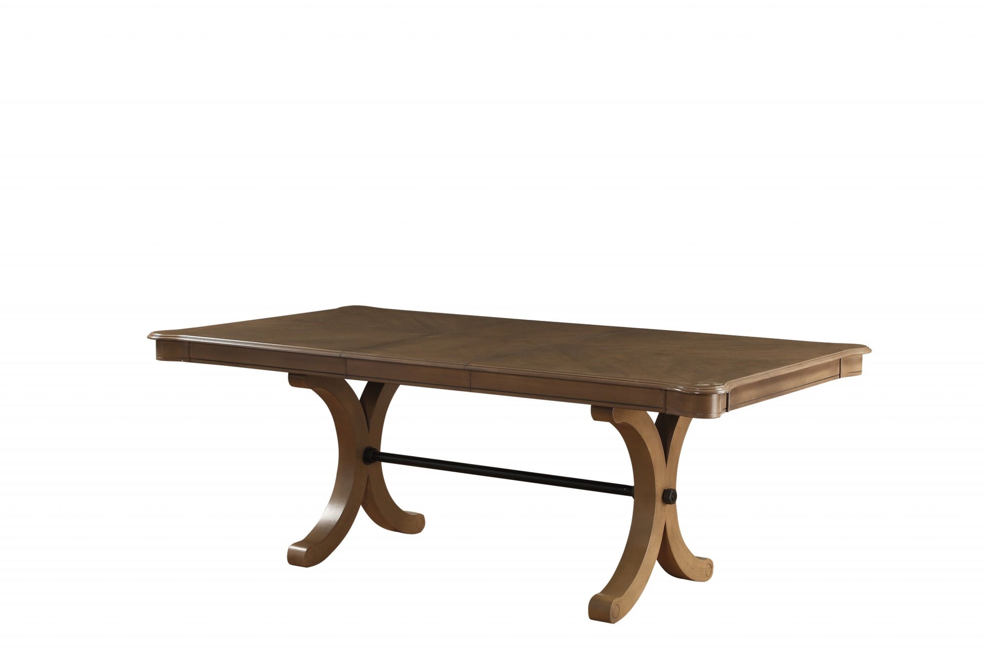 Gray Oak Dining Table By Homeroots | Dining Tables | Modishstore - 2