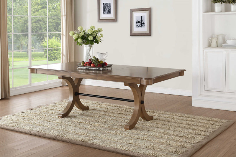 Gray Oak Dining Table By Homeroots | Dining Tables | Modishstore