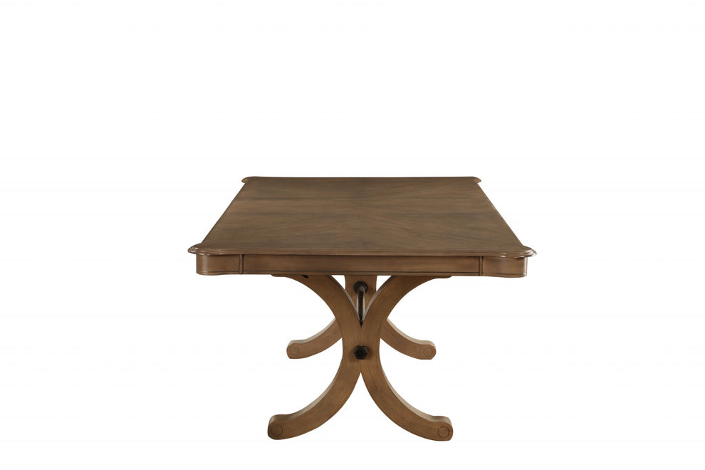 Gray Oak Dining Table By Homeroots | Dining Tables | Modishstore - 3