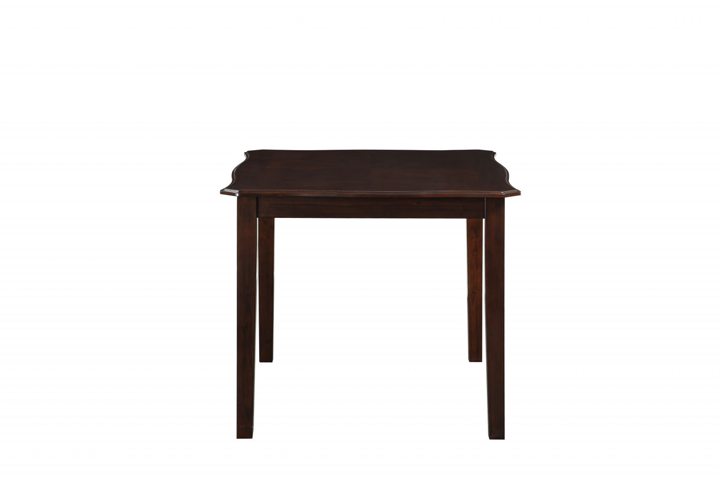 5Pc Black Leatherette And Espresso Dining Set By Homeroots | Dining Sets | Modishstore - 5