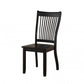 Black - Side Chair (Set-) By Homeroots | Dining Chairs | Modishstore