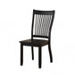 Black - Side Chair (Set-) By Homeroots | Dining Chairs | Modishstore - 2