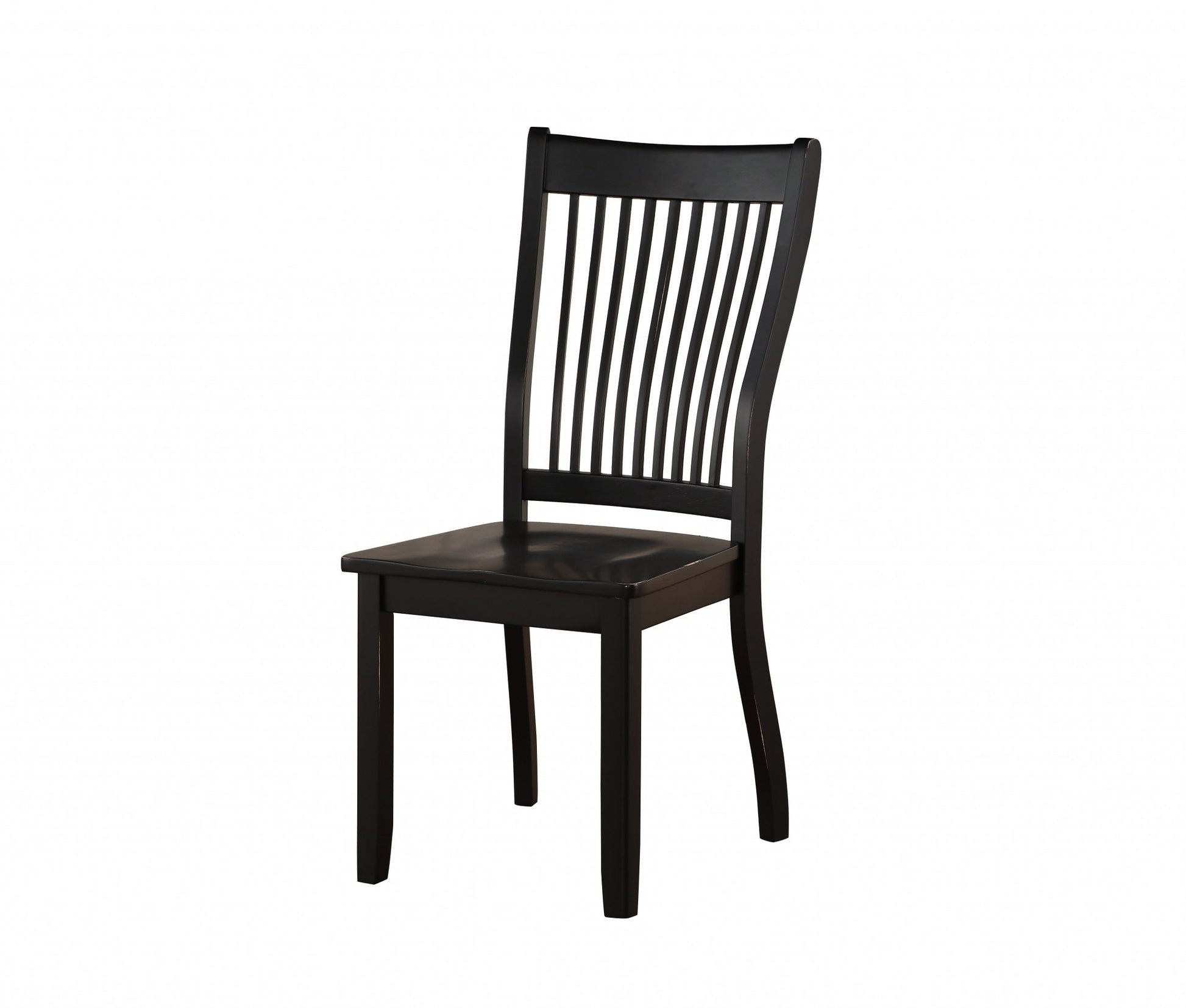 Black - Side Chair (Set-) By Homeroots | Dining Chairs | Modishstore - 2