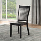 Black - Side Chair (Set-) By Homeroots | Dining Chairs | Modishstore - 2