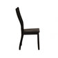 Black - Side Chair (Set-) By Homeroots | Dining Chairs | Modishstore - 4