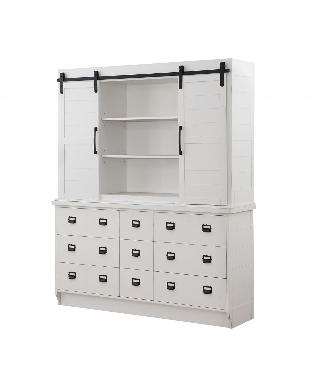 Antique White Hutch And Buffet By Homeroots | Sideboards | Modishstore