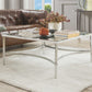 Chrome And Mirrored Coffee Table By Homeroots | Coffee Tables | Modishstore - 3