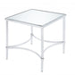 Chrome And Mirrored End Table By Homeroots | End Tables | Modishstore