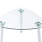 Chrome And Clear Glass End Table By Homeroots | End Tables | Modishstore - 6