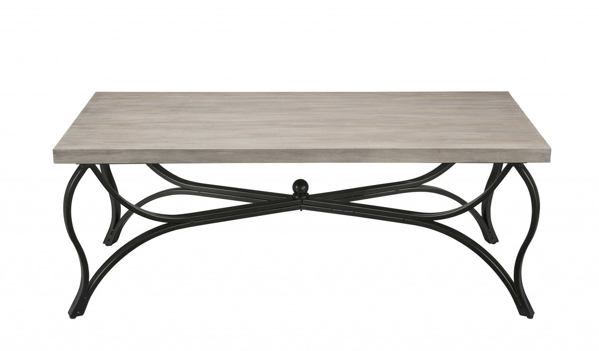 3 Peice Gray Oak And Black Coffee And End Set By Homeroots | Side Tables | Modishstore - 4