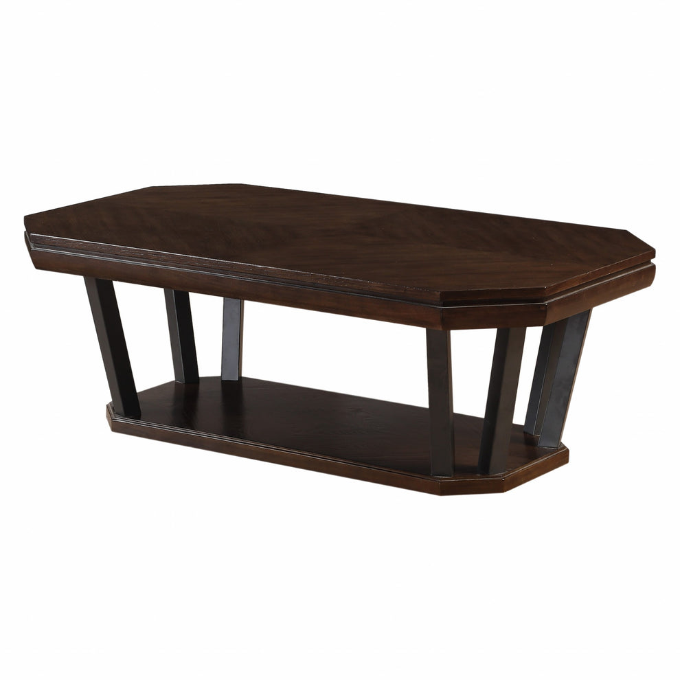 Tobacco Poplar Coffee Table By Homeroots | Coffee Tables | Modishstore - 2