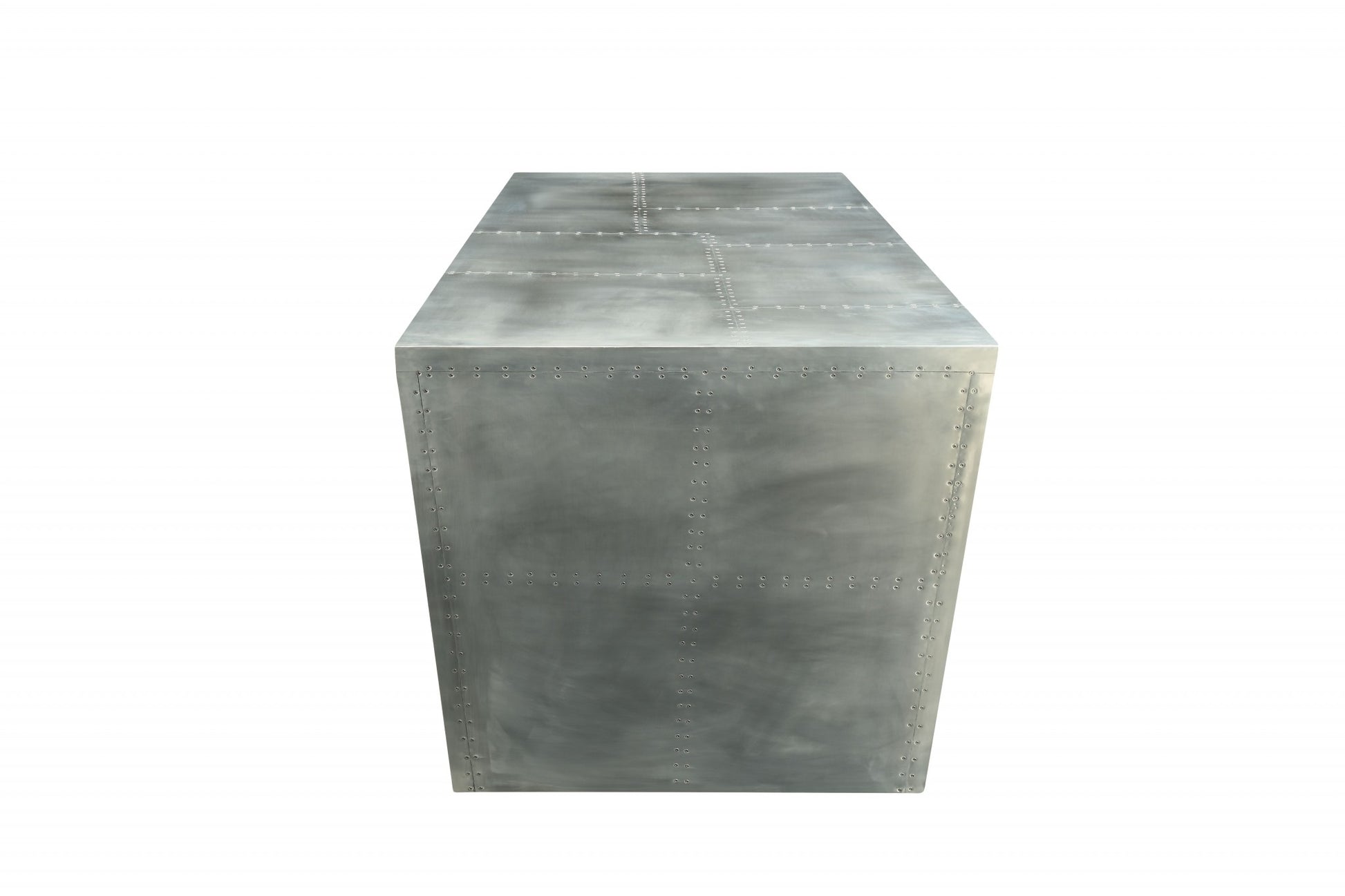 Aluminum Desk By Homeroots | Desks | Modishstore - 5