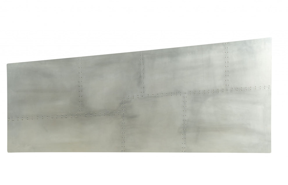 Aluminum Desk By Homeroots | Desks | Modishstore - 6
