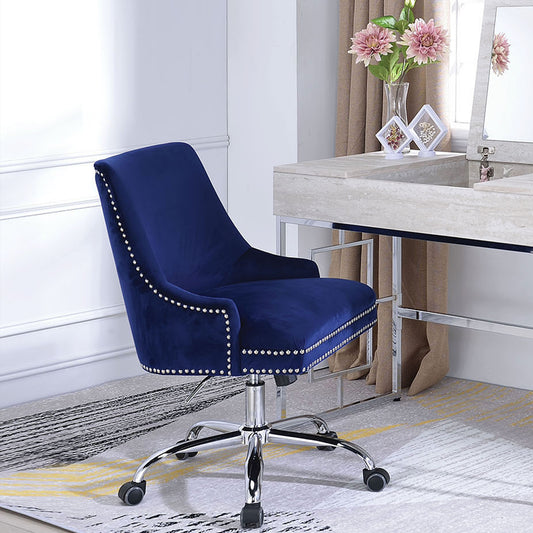 Blue Plywood Office Chair By Homeroots | Office Chairs | Modishstore