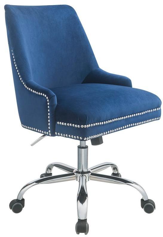 Blue Plywood Office Chair By Homeroots | Office Chairs | Modishstore - 2