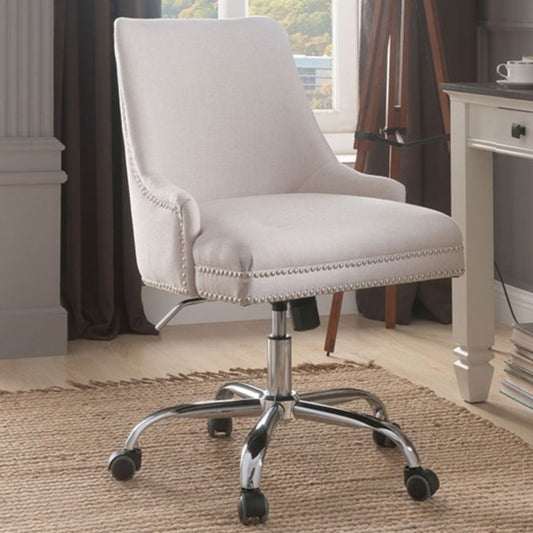 Beige Plywood Office Chair By Homeroots | Office Chairs | Modishstore