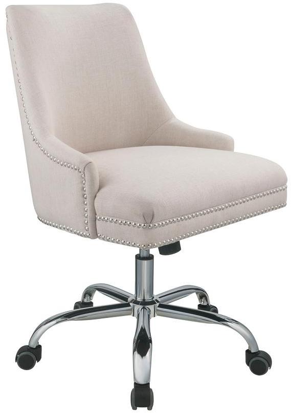 Beige Plywood Office Chair By Homeroots | Office Chairs | Modishstore - 2