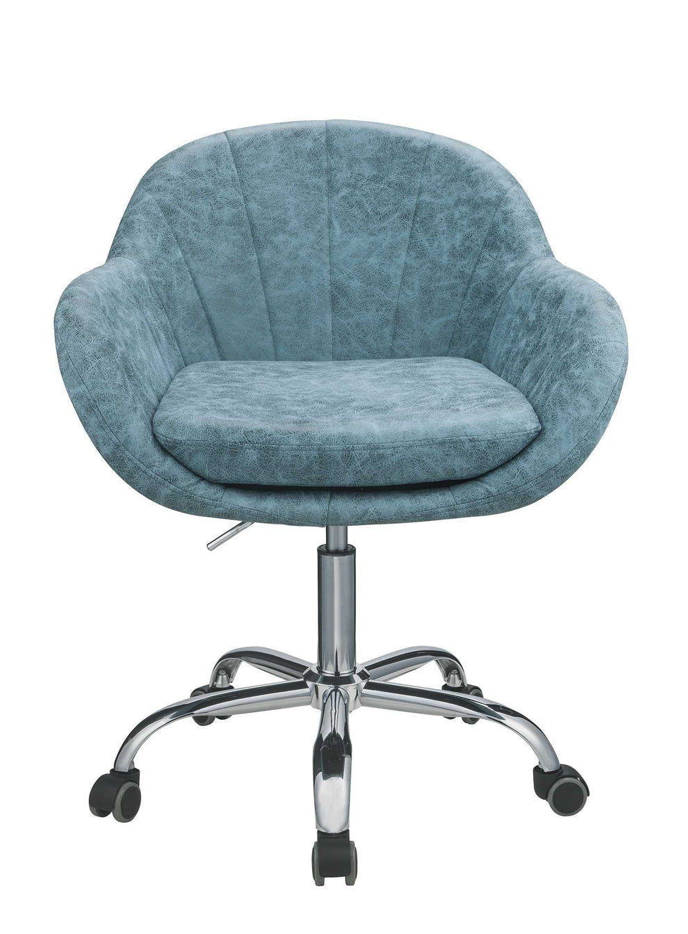 Peacock Metal Tube Office Chair By Homeroots | Office Chairs | Modishstore - 2