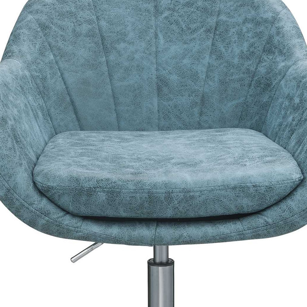 Peacock Metal Tube Office Chair By Homeroots | Office Chairs | Modishstore - 6