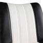 Black And White Leatherette Accent Chair By Homeroots | Accent Chairs | Modishstore - 6