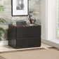 Dark Expresso Mdf Nightstand By Homeroots | Nightstands | Modishstore