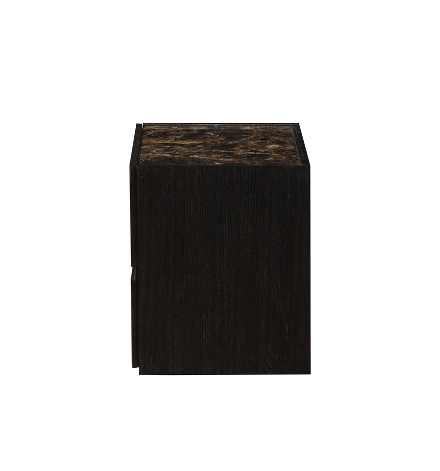 Dark Expresso Mdf Nightstand By Homeroots | Nightstands | Modishstore - 2