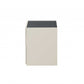 Cream White And Dark Grey Mdf Nightstand By Homeroots | Nightstands | Modishstore - 3