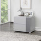 Light Grey And Dark Grey Nightstand By Homeroots | Nightstands | Modishstore