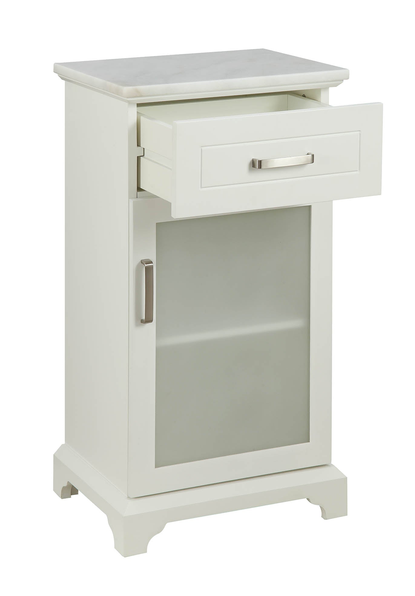 White Classy Cabinet By Homeroots | Cabinets | Modishstore - 4