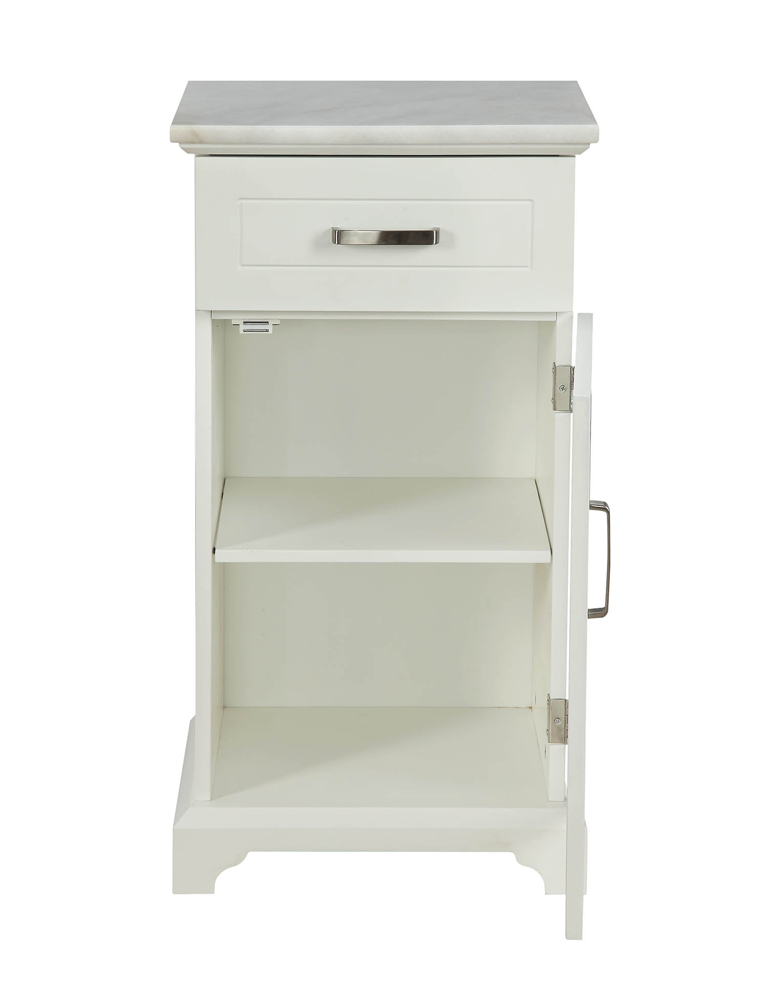 White Classy Cabinet By Homeroots | Cabinets | Modishstore - 5