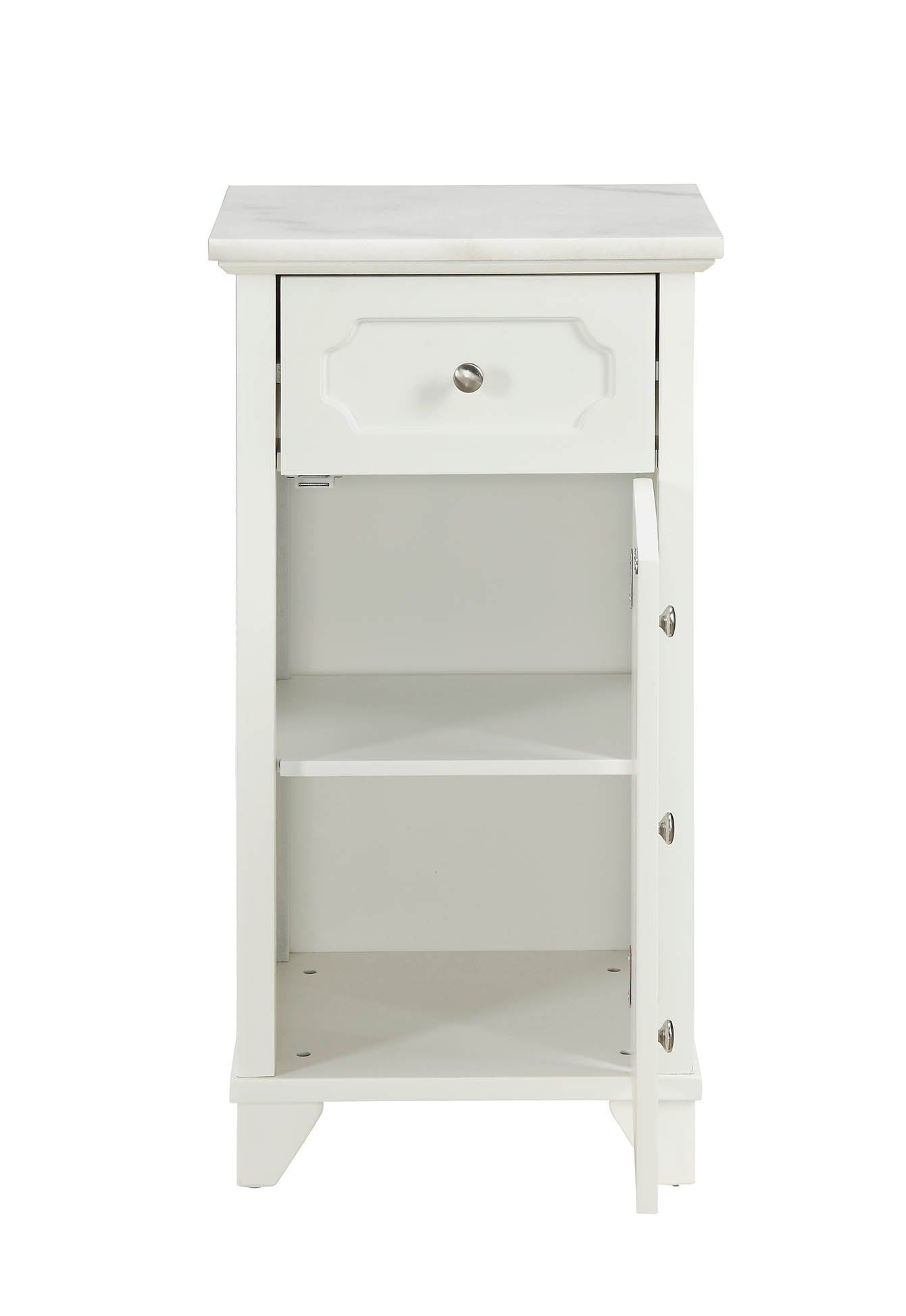 White Stunning Cabinet By Homeroots | Cabinets | Modishstore - 5
