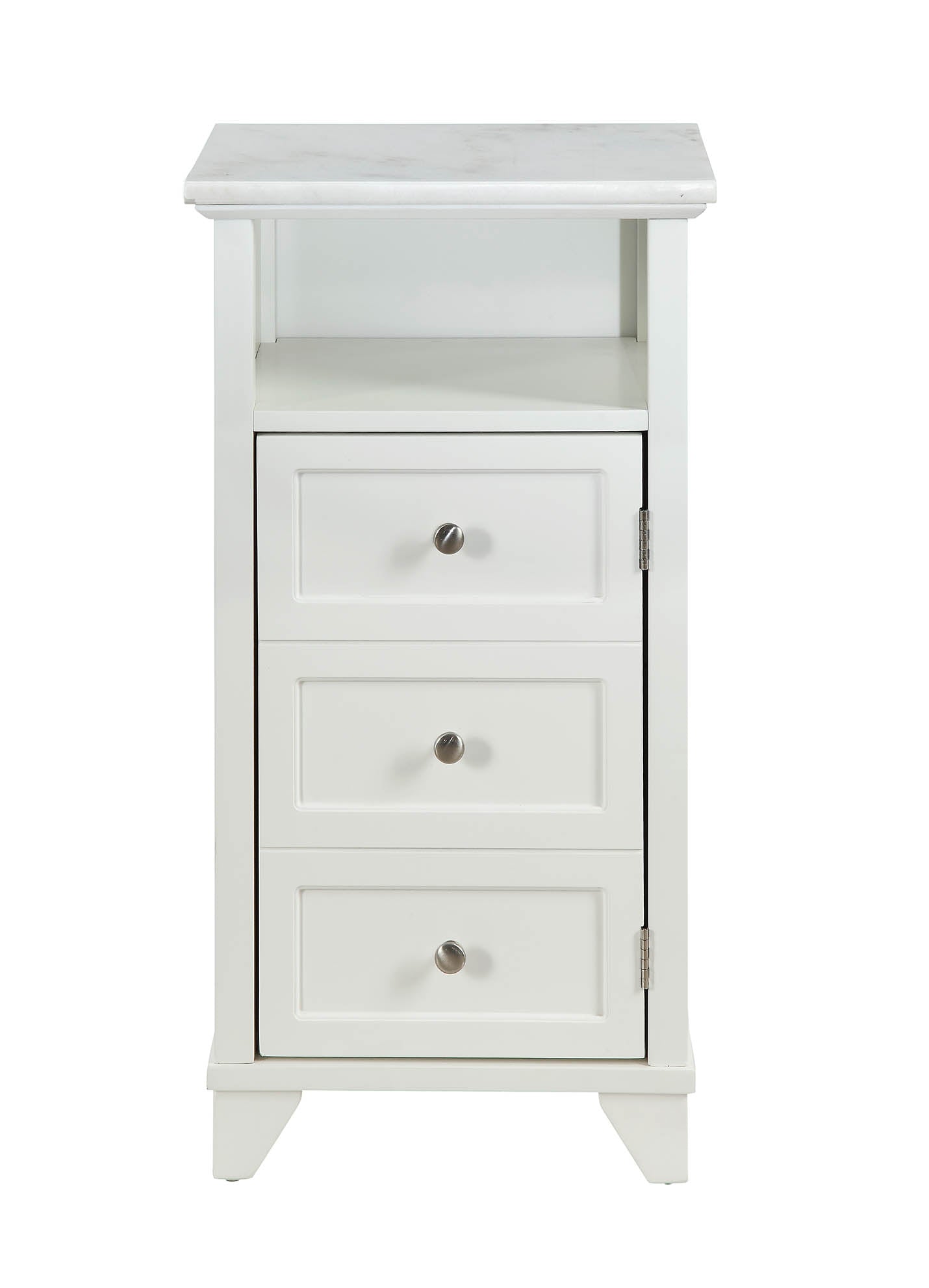 White Cabinet By Homeroots | Cabinets | Modishstore - 2