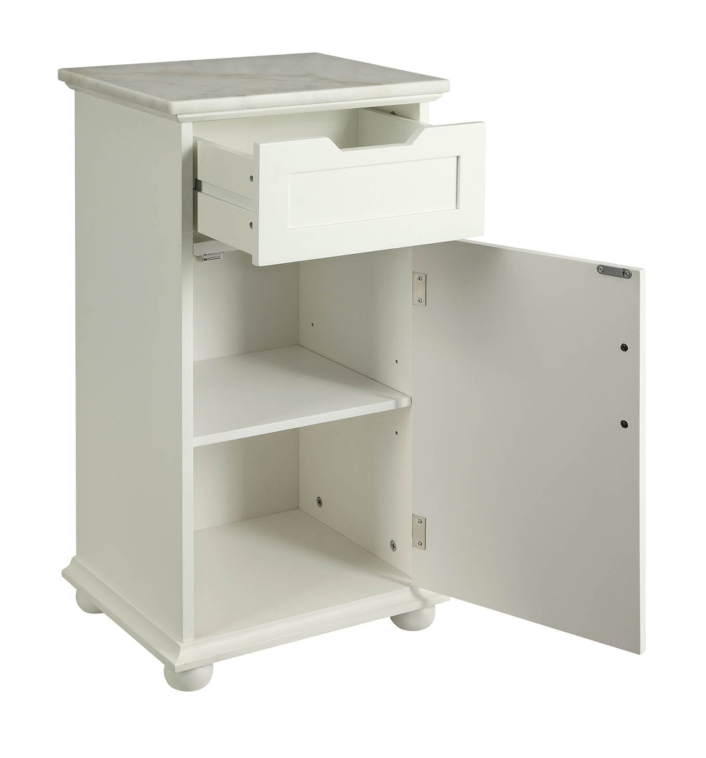 White Alluring Cabinet By Homeroots | Cabinets | Modishstore - 5